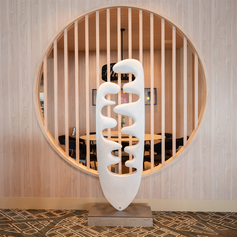 Abstrakte Holzskulptur - Mein Schiff 7
